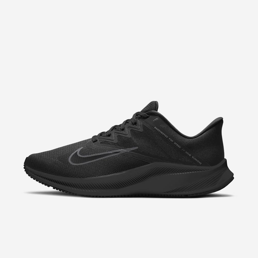 Chaussure De Running Nike Quest 3 Noir 6042-931 Black/Dark Smoke Grey Homme | XVD-69320373